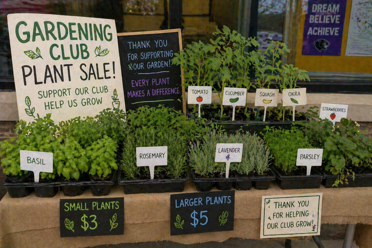 Gardening Club Launches First Annual Plant Sale